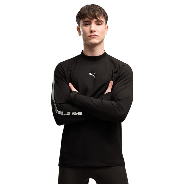 Puma Men Run BrightStride Cloudsp LS Blk