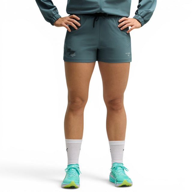 Puma x HYROX PWRMODE Womens Woven Training Shorts