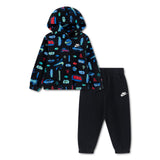 Nike Sportswear Printed Fleece Boys Hoodie and Pants Set