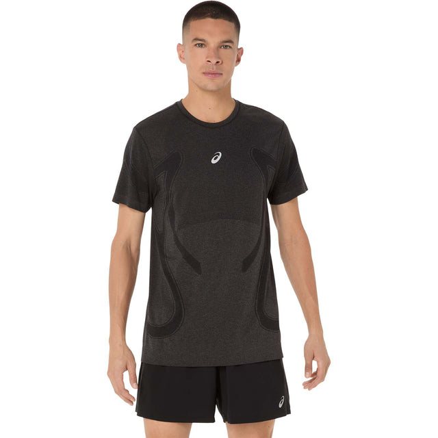 Asics Mens Road Seamless SS Top Black