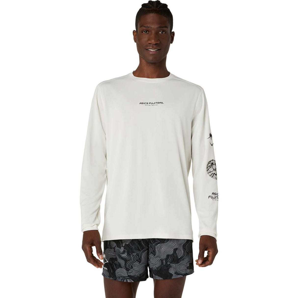 Asics Fujitrail Logo Long-Sleeve Mens Running Top