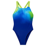 Speedo Printed Powerback Girls One-Piece Swimsuit