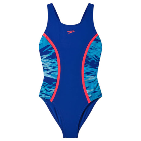 Speedo Hyperboom Splice Muscleback Girls Swimsuit