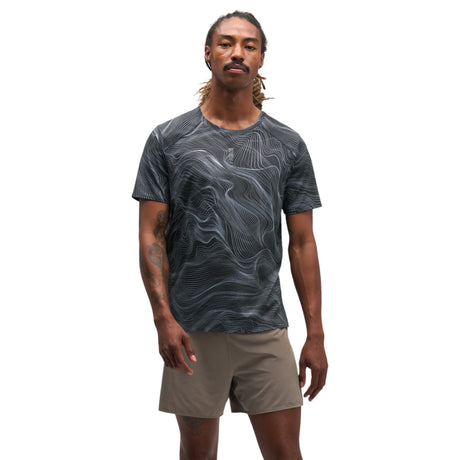 HOKA EveryRun Printed Short-Sleeve Mens T-Shirt