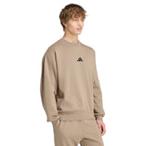adidas Essentials Feelcozy Mens Crewneck Fleece Sweatshirt
