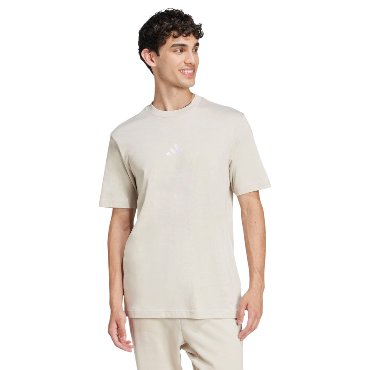 adidas Essentials Small Logo Mens Short-Sleeve T-Shirt