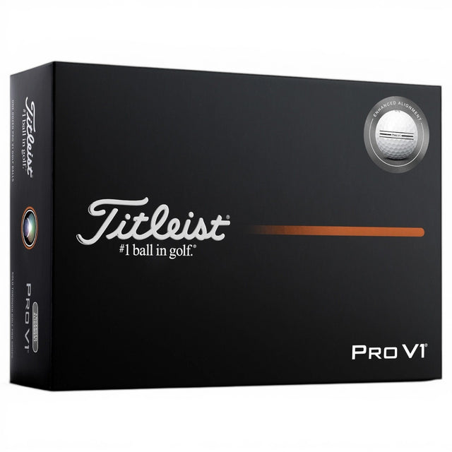 Titleist Pro V1 AIM Enhanced Dozen White Golf Balls