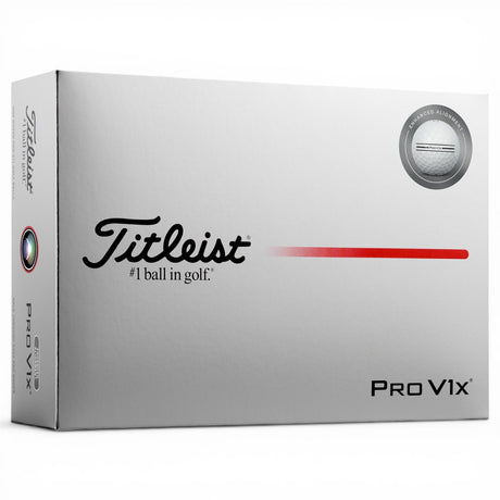 Titleist Pro V1X AIM Enhanced Dozen White Golf Balls