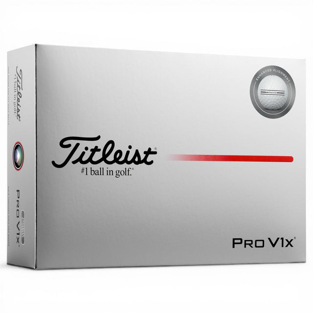 Titleist Pro V1X AIM Enhanced Dozen White Golf Balls