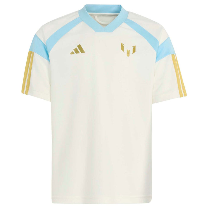 adidas Kids Messi Hot Tee White