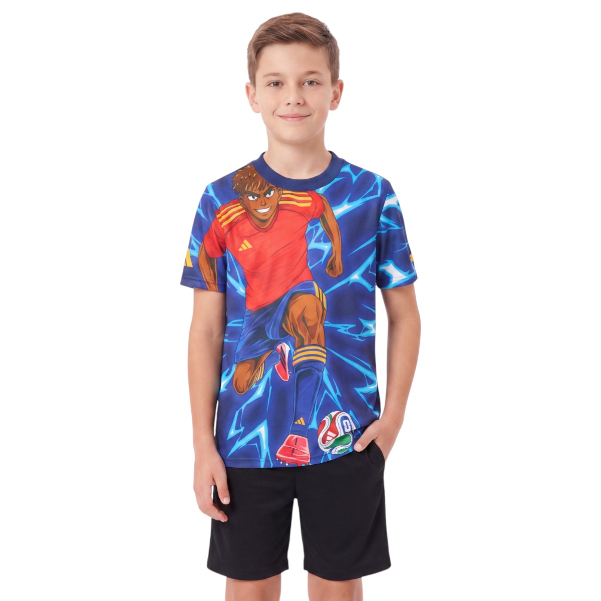 adidas Lamine Yamal Kids Crewneck Anime Jersey