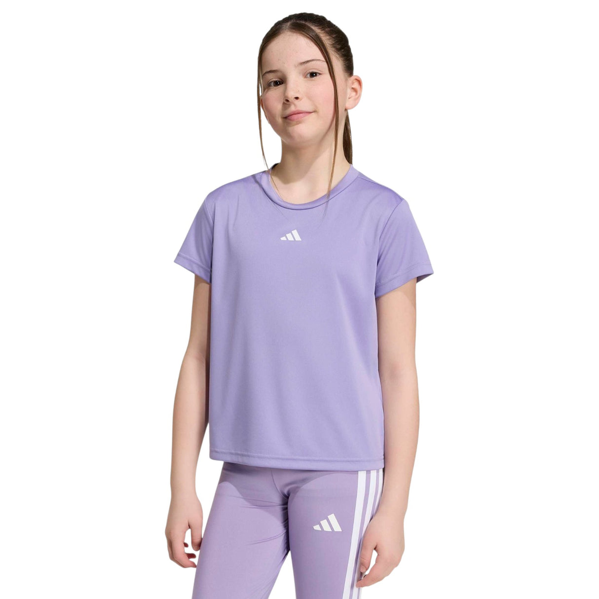 adidas Girls JG TR ES T-Shirt Purple