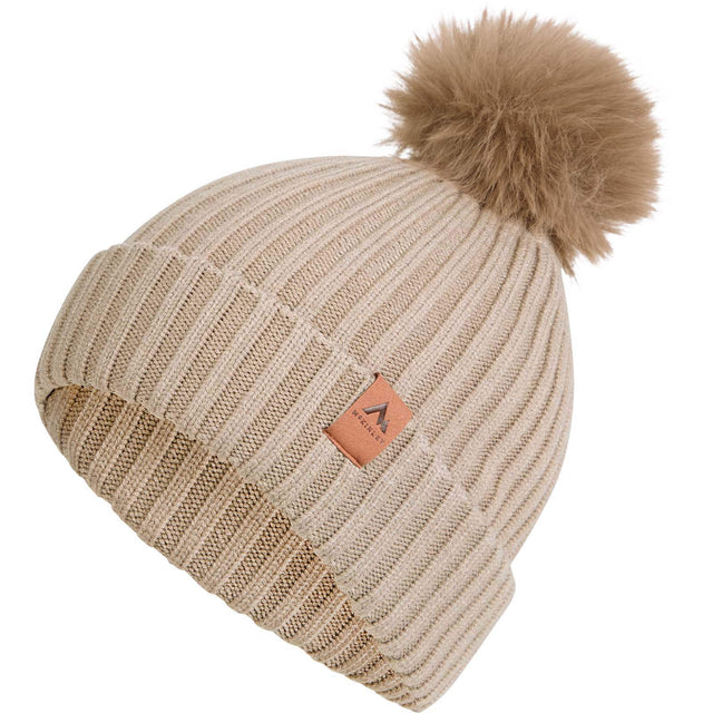 McKinley Maisie Womens Chunky-Knit Ski Pom Beanie Hat