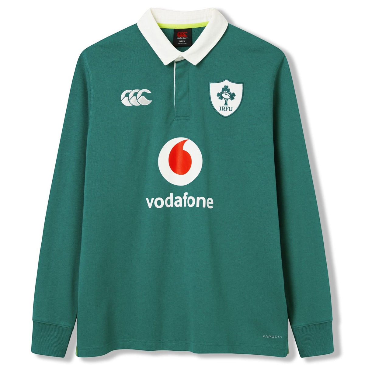 Canterbury IRFU Ireland Rugby Mens 2026 Home Long-Sleeve Classic Jersey