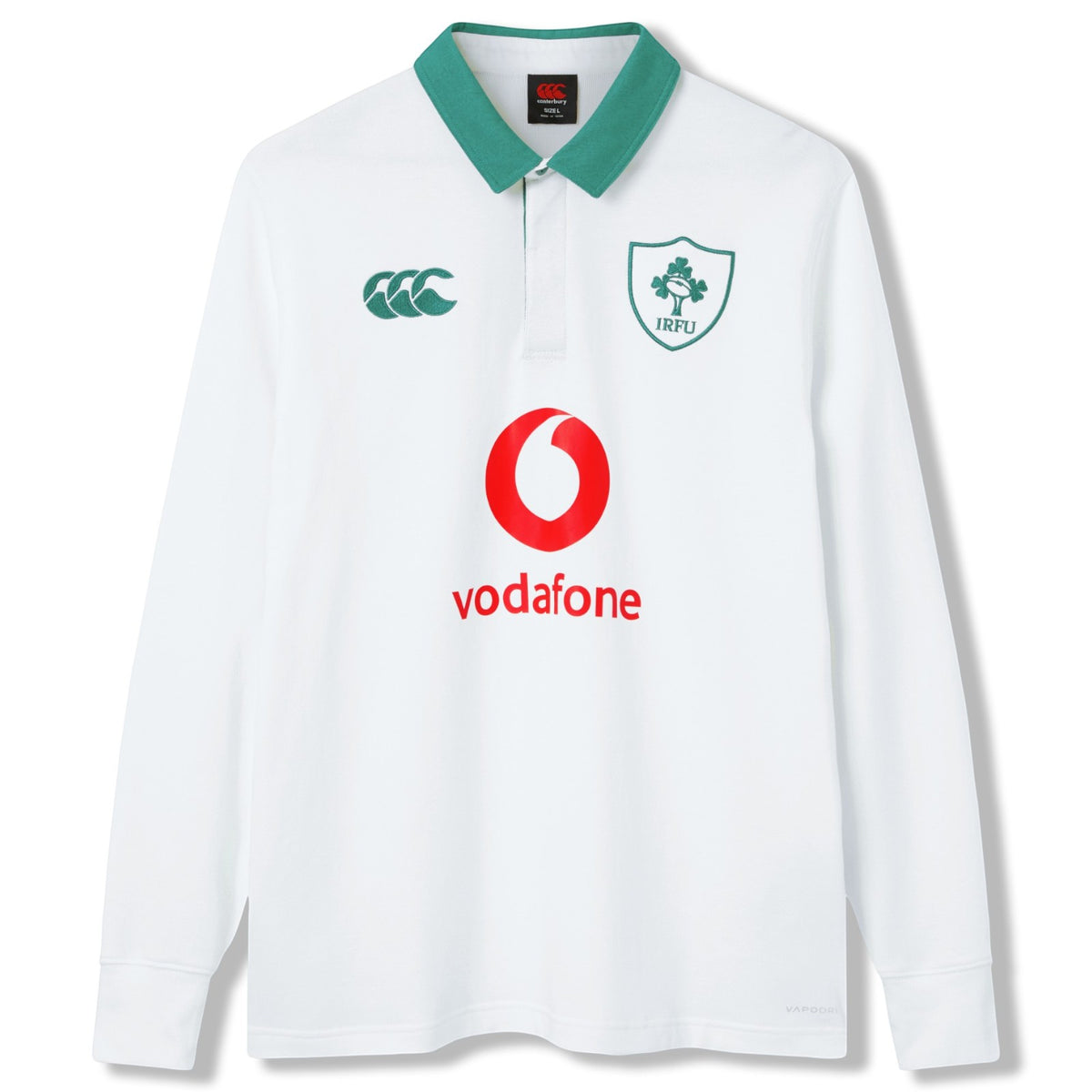 Canterbury IRFU Ireland Rugby Mens 2026 Alternate Long-Sleeve Classic Jersey