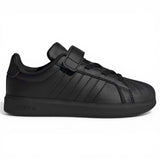 adidas Streettalk Wide-Fit Kids Hook-Loop-Strap Shoes