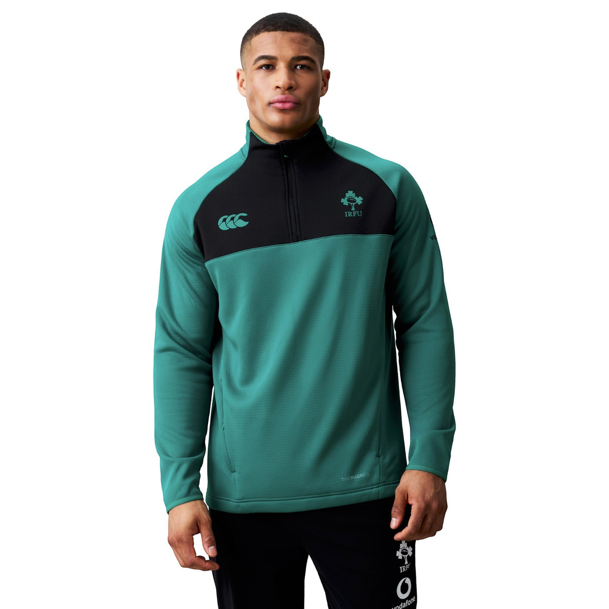 Canterbury IRE QZip Training Top 26 Grn