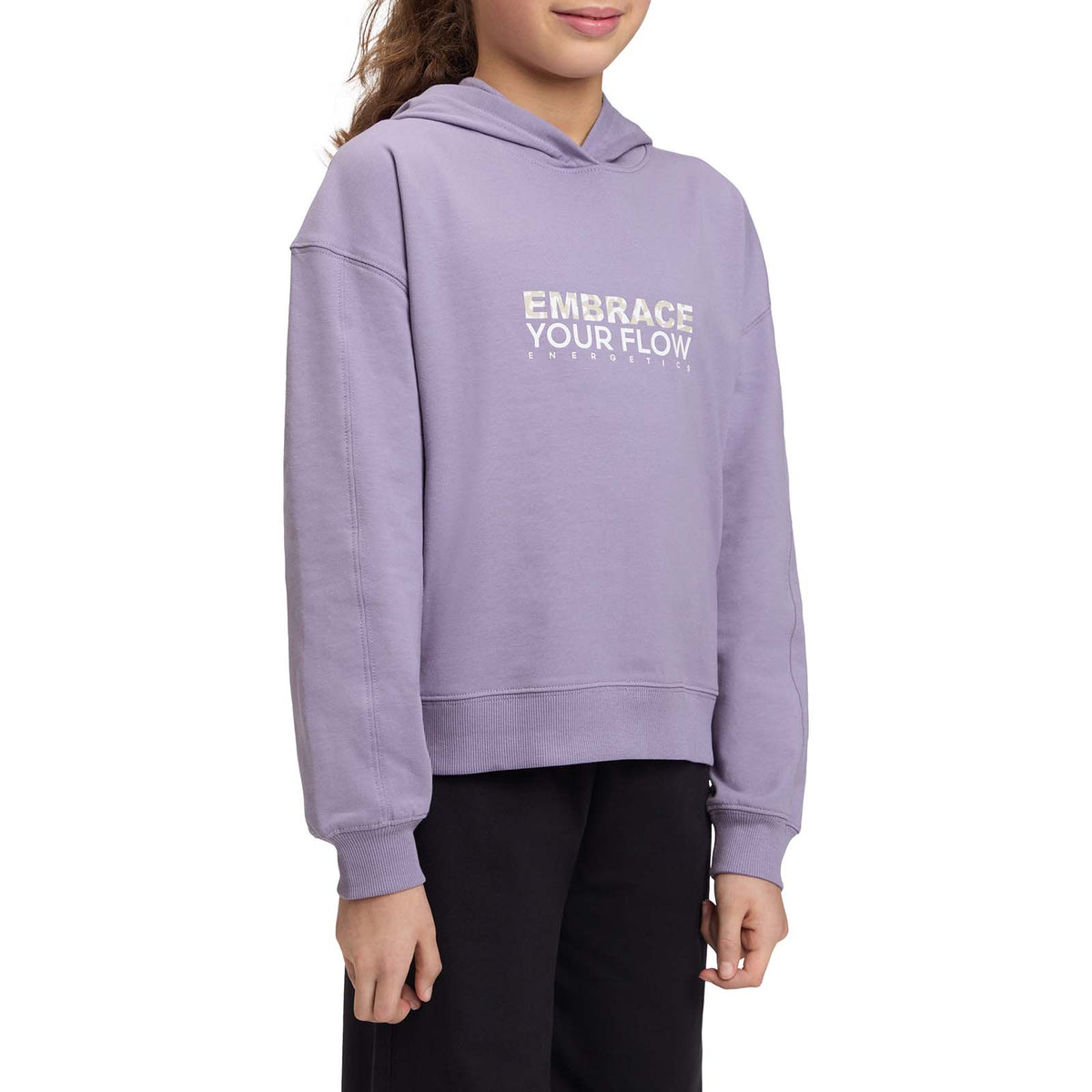 Energetics Lou Girls Long Sleeve Fleece Hoodie