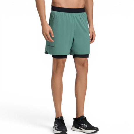 Energetics Allen VI 2-in-1 Mens Stretch Running Shorts