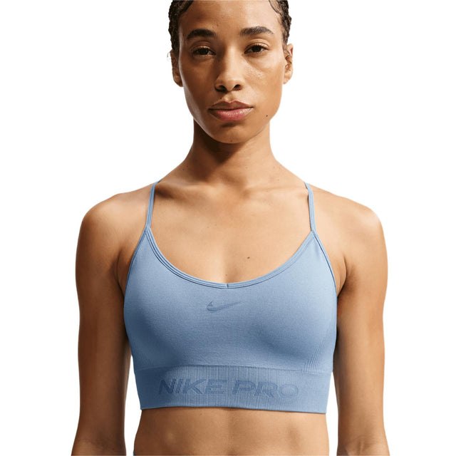 Nike Pro Seamless Womens Light-Support Padded Sports Bra