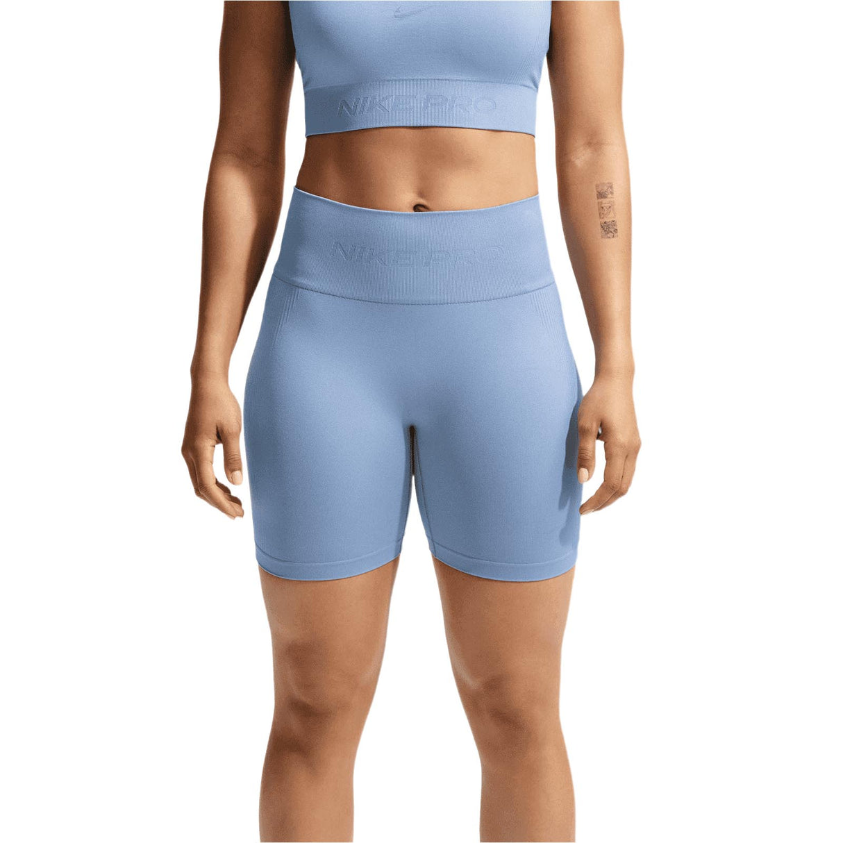 Nike Pro Seamless Womens Dri-FIT 5 Inch Biker Shorts