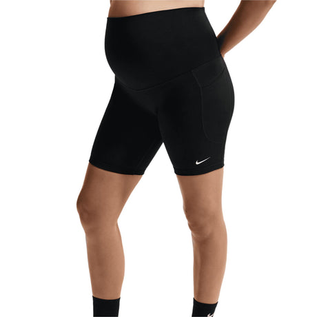Nike One Womens Dri-FIT High Rise Maternity 8 Inch Biker Shorts