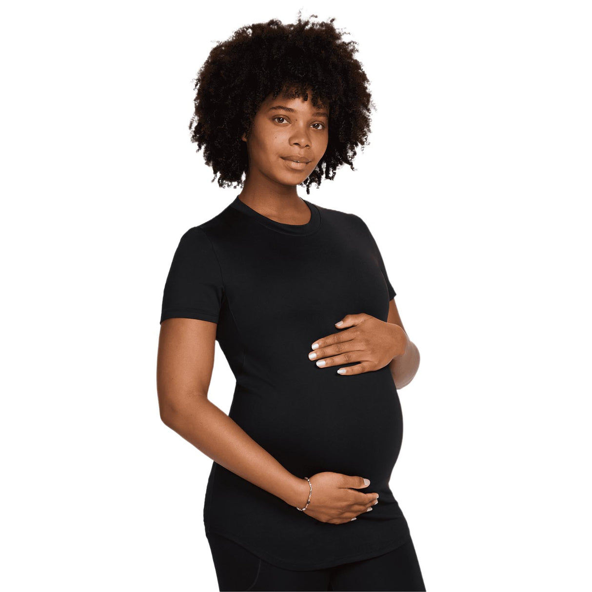 Nike One Womens Dri-FIT Maternity Short-Sleeve Top