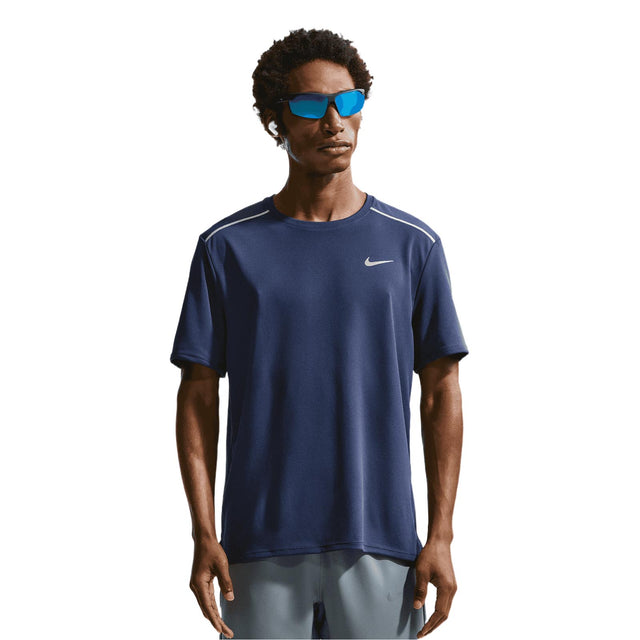Nike Miler Mens Dri-FIT UV Short Sleeve Running T-Shirt