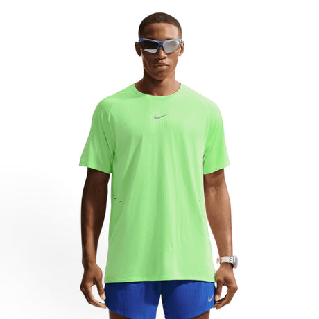 Nike Mens AF Stride SS Top Yellow