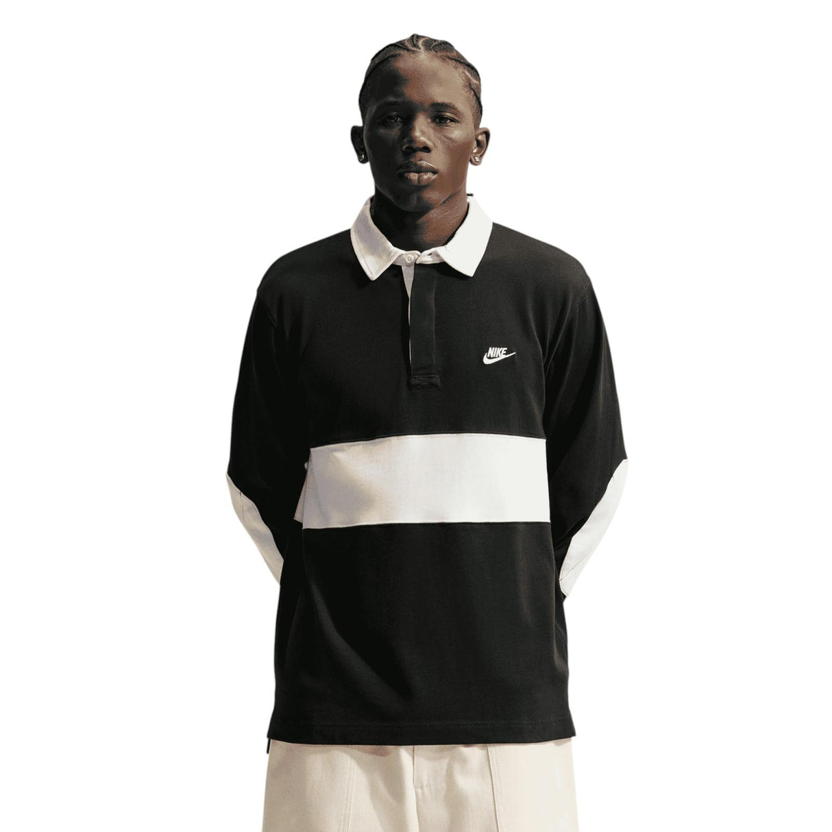Nike Club Mens Long-Sleeve Rugby Top