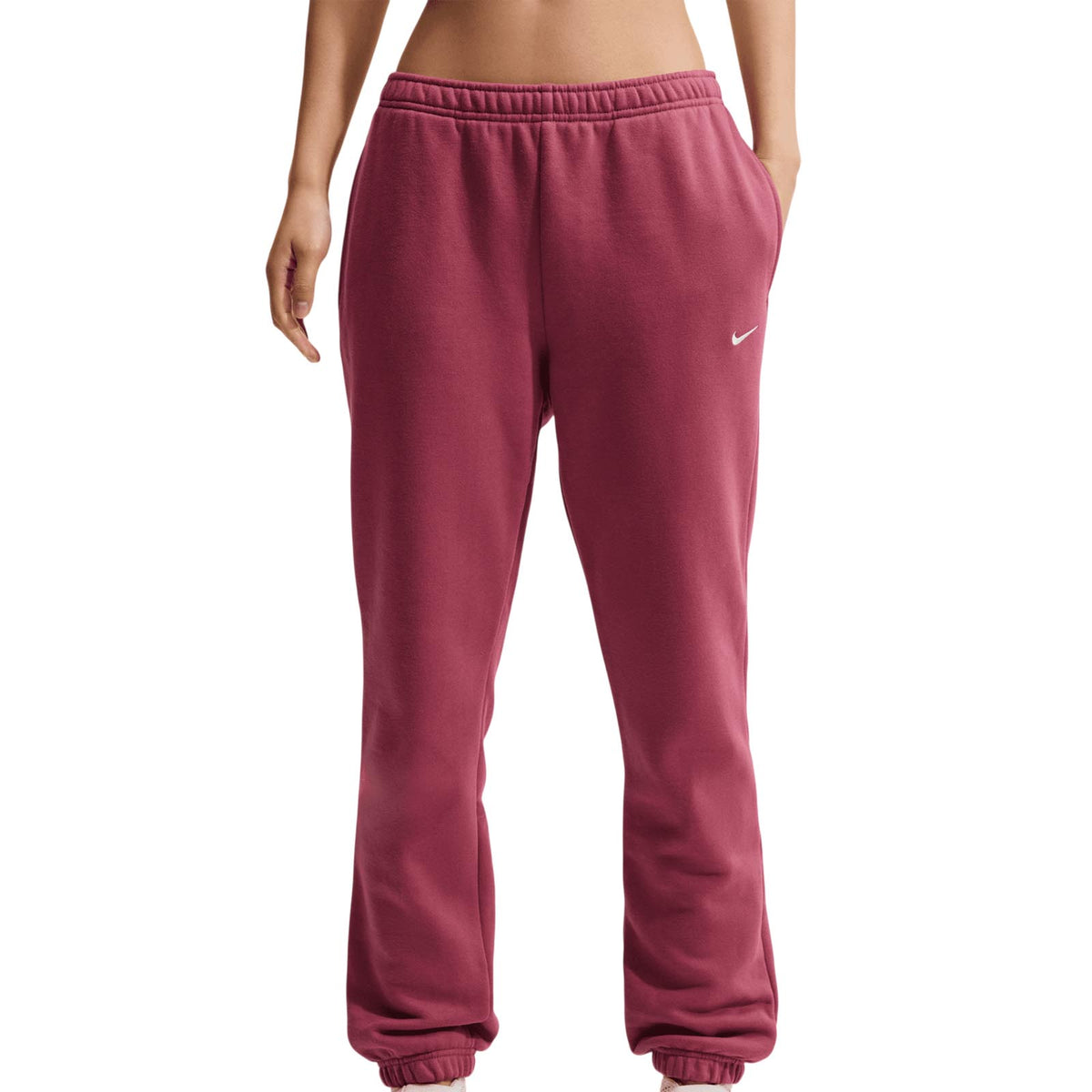 Nike Studio Fleece Womens Mid-Rise Cuffed Joggers