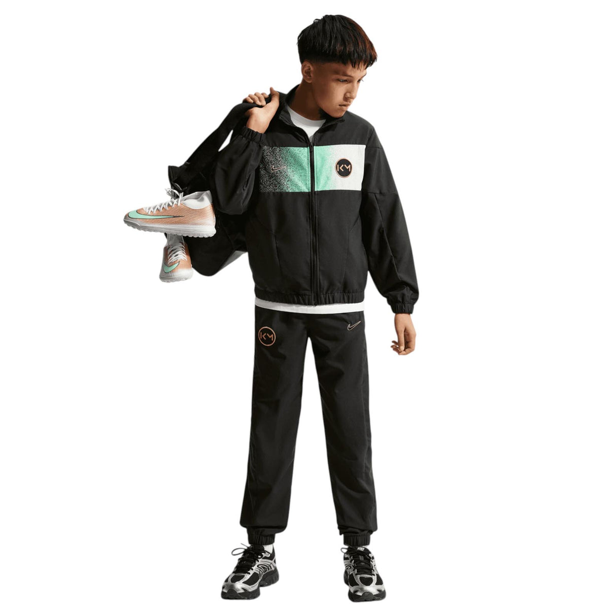 Nike Boys Tracksuit Wvn FZ Black