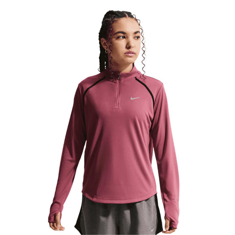 Nike Tempo Girls Dri-FIT Long-Sleeve Half-Zip Top