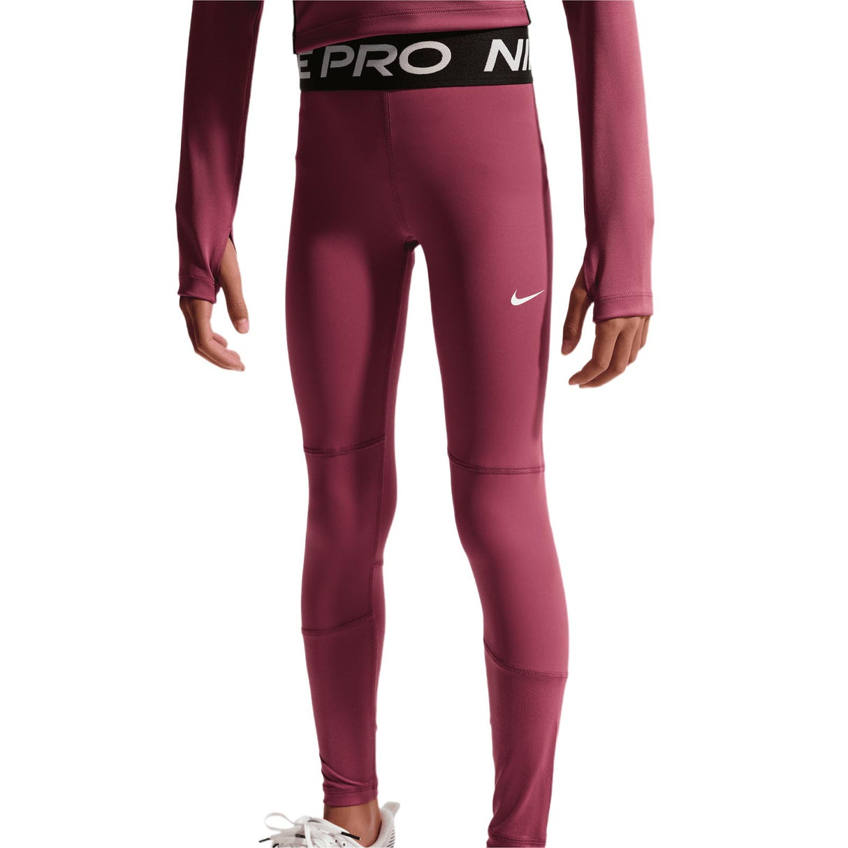 Nike Pro Girls Dri-FIT Mid-Rise Leggings