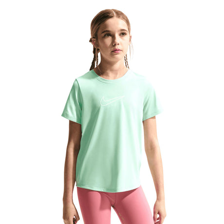 Nike One Fitted Girls Dri-FIT Short-Sleeve Top