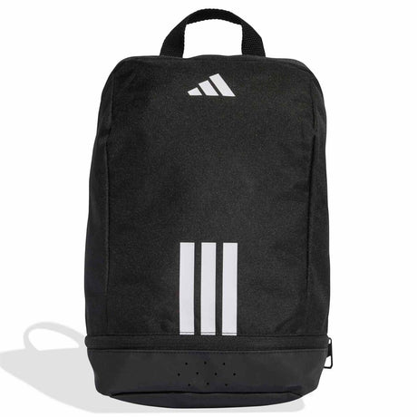 adidas Tiro 3-Stripes Training Zip-Up Shoe Bag - Black