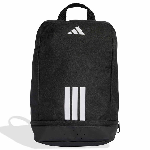 adidas Tiro 3-Stripes Training Zip-Up Shoe Bag - Black
