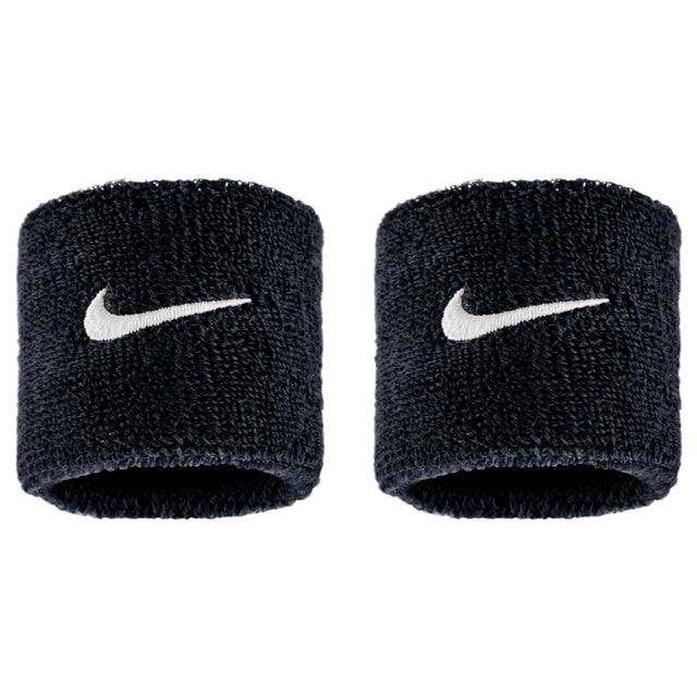 Nike Swoosh Wristband Black White
