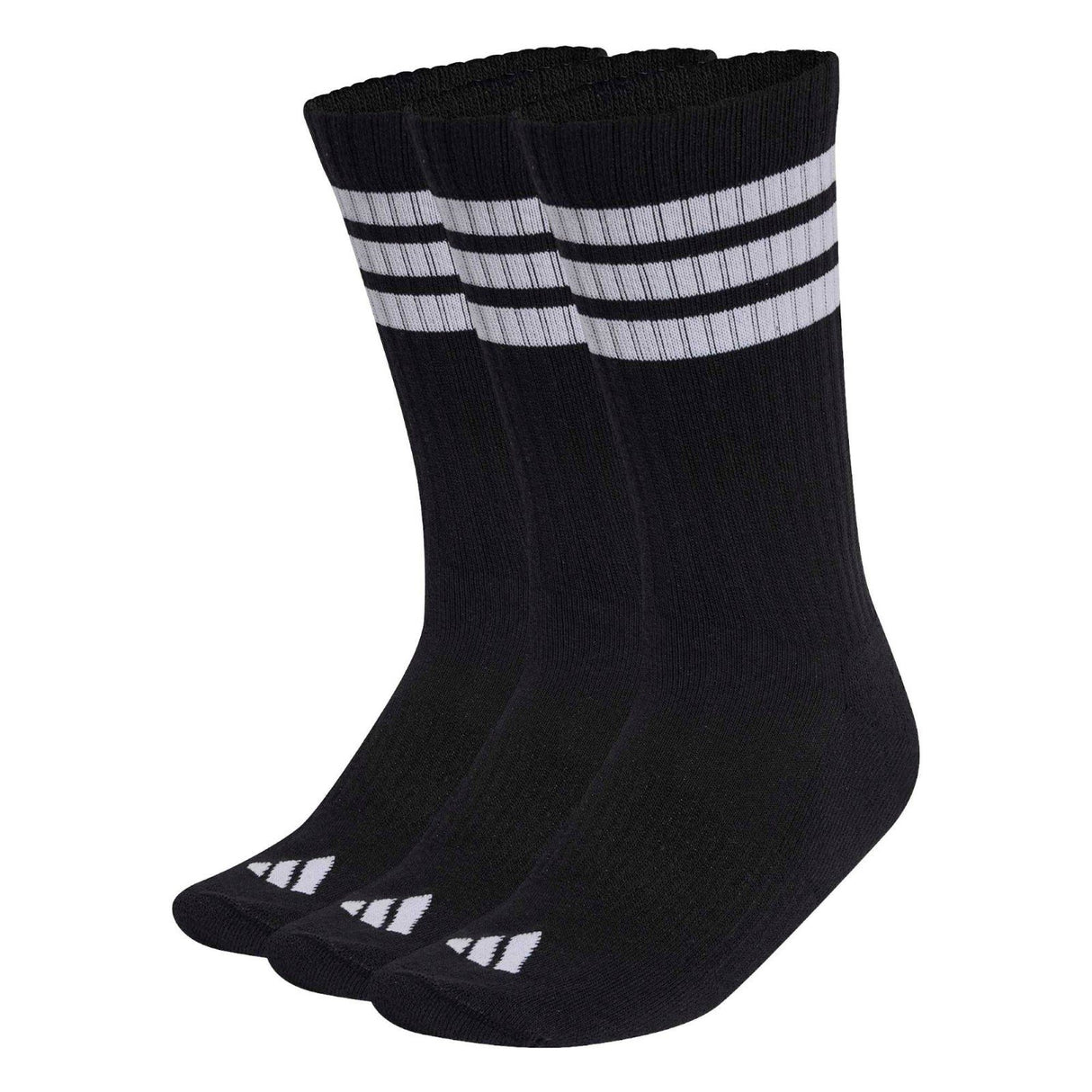 adidas Cushion Crew Sock 3 Pack Blk/Wht