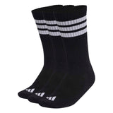 adidas Cushion Crew Sock 3 Pack Blk/Wht