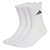 adidas Cushion Crew Sock 3 Pack White