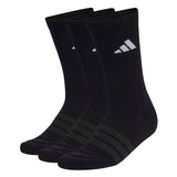 adidas Cushion Crew Sock 3 Pack Black