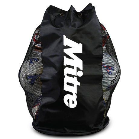 Mitre 12 Ball Mesh Drawstring Football Storage Bag