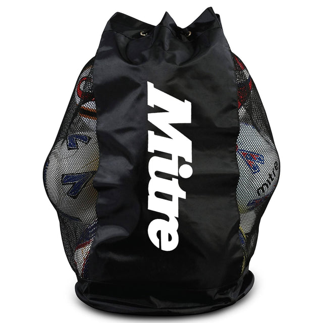Mitre 12 Ball Mesh Drawstring Football Storage Bag
