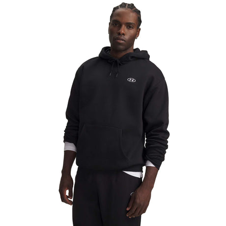 UA Mens Rival Flc Hoodie Black