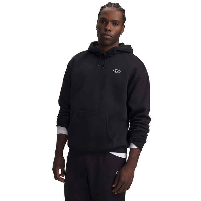 UA Mens Rival Flc Hoodie Black