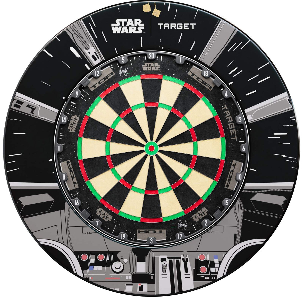 Target Darts Millennium Falcon Dartboard & Surround Bundle