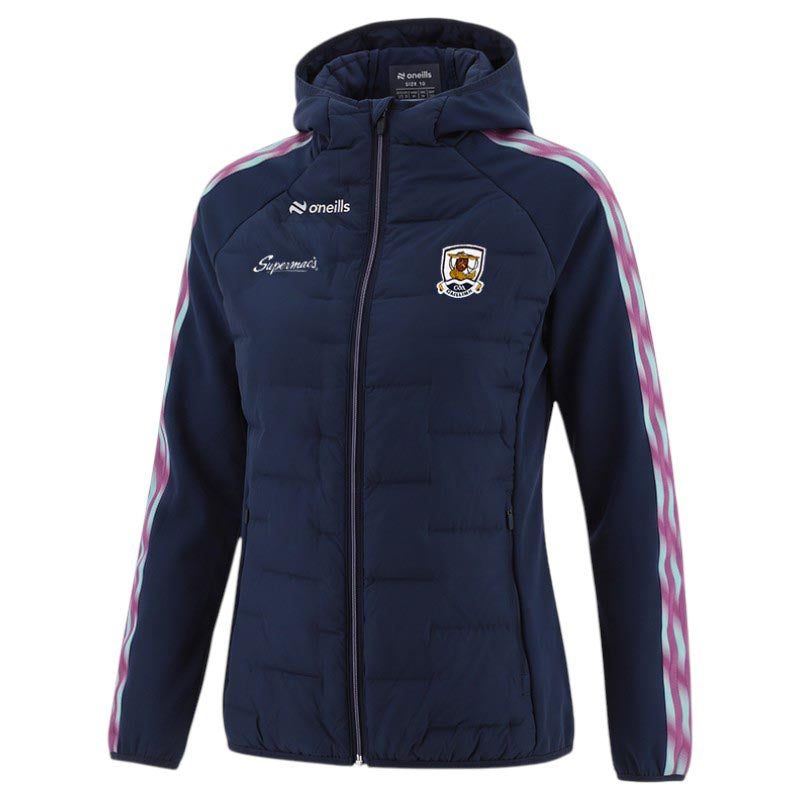 O'Neills Galway GAA Imperium Womens Hooded Padded Jacket