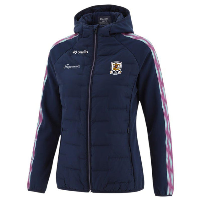 O'Neills Galway GAA Imperium Womens Hooded Padded Jacket