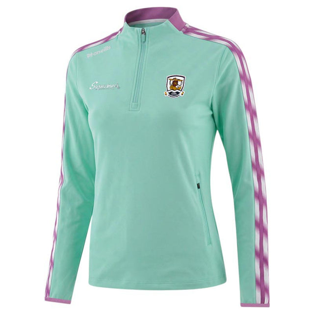 O'Neills Galway GAA Imperium Girls Half Zip Top